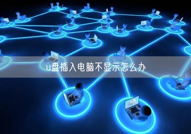 u盘插入电脑不显示怎么办