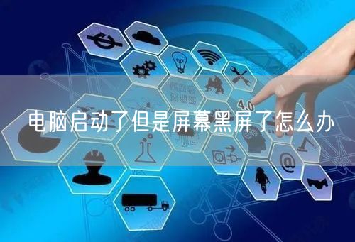 电脑启动了但是屏幕黑屏了怎么办