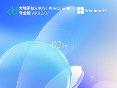 大地系统 Ghost Win11 22H2 64位 最新正式版 V2022.07